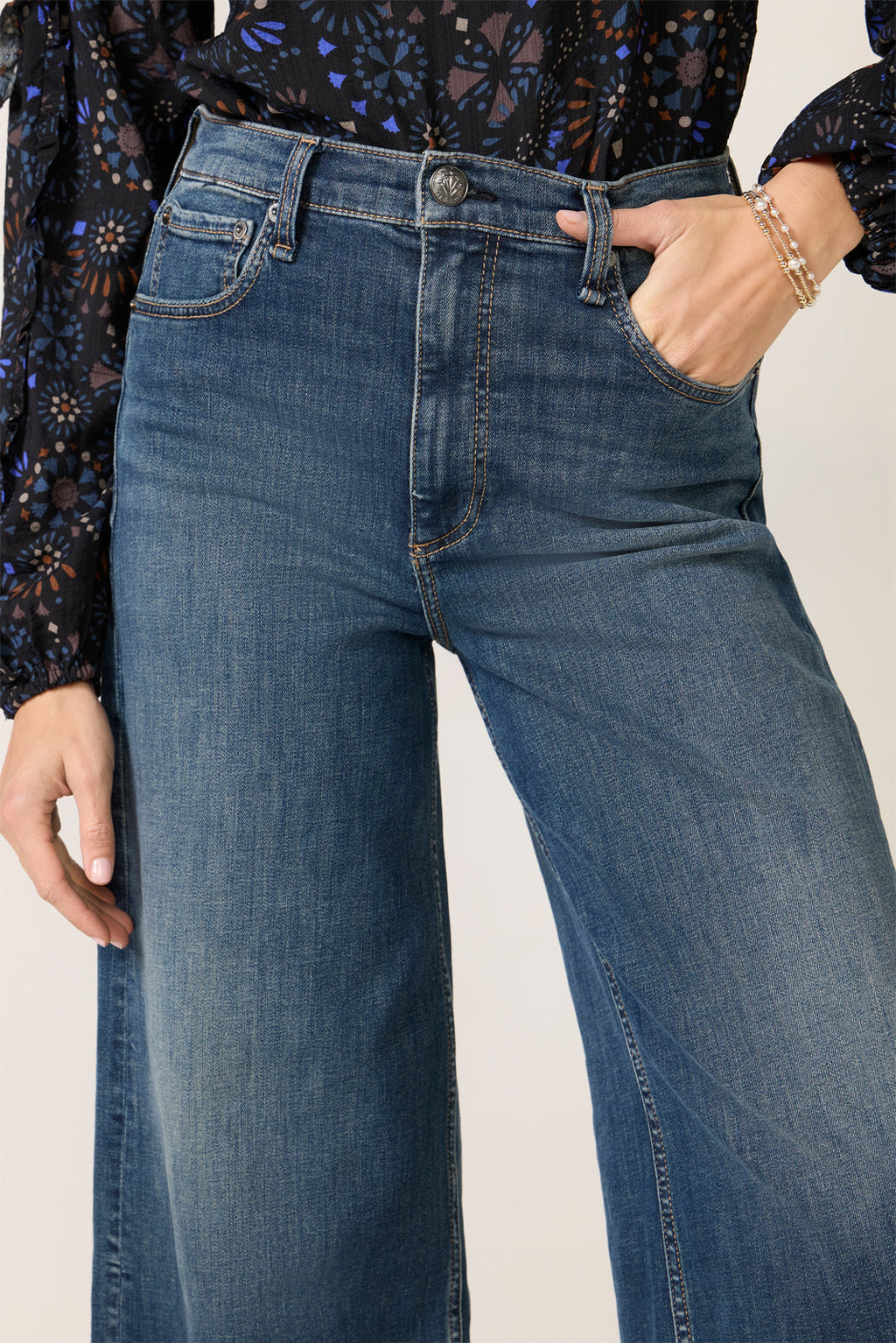 Women's Flexi Sofie Ankle Wide Leg Jean
