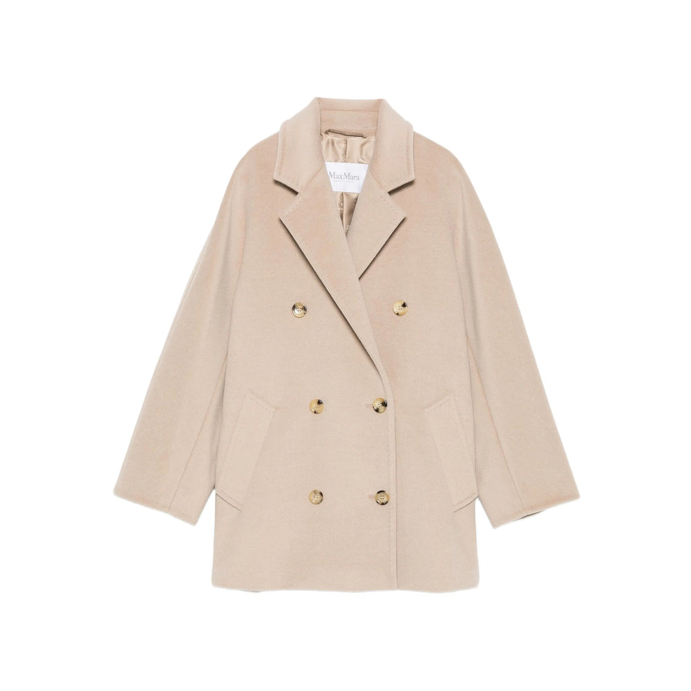 Max Mara Neutrals Coats - Double Breasted & Peacoats Women