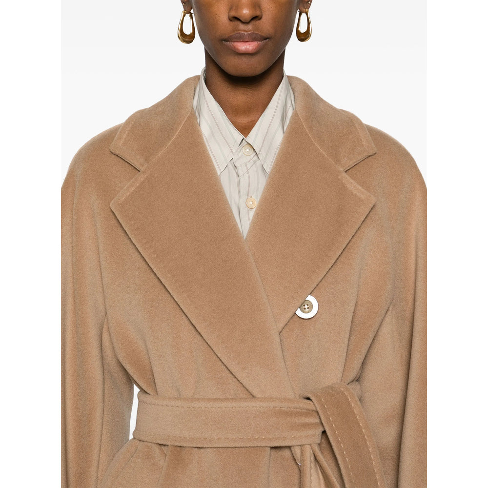 Max Mara Neutrals Coats - Double Breasted & Peacoats Women