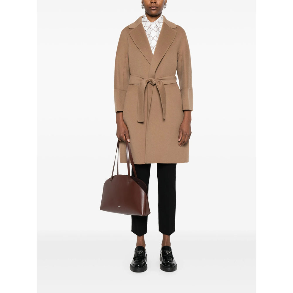 S Max Mara Brown Coats - Double Breasted & Peacoats Women