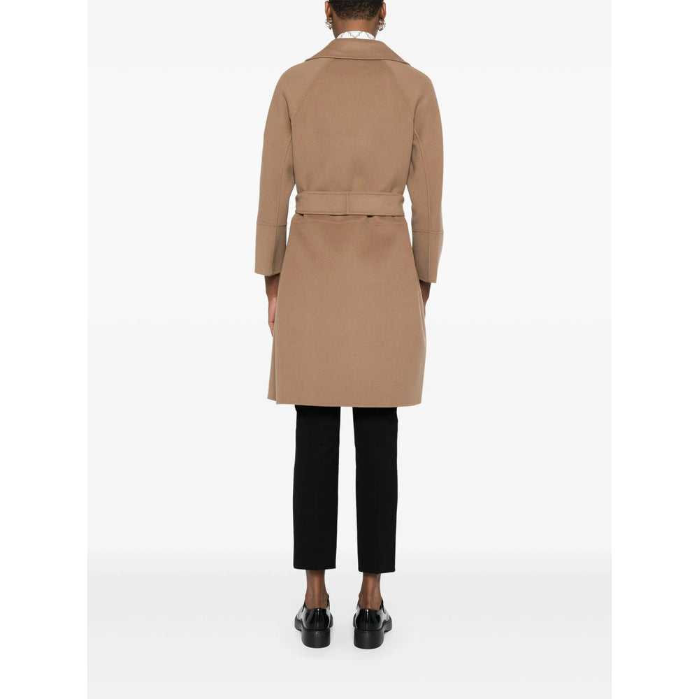 S Max Mara Brown Coats - Double Breasted & Peacoats Women