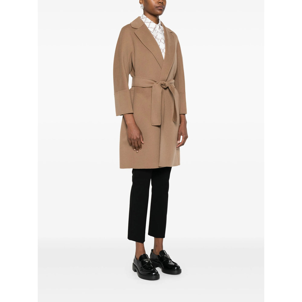 S Max Mara Brown Coats - Double Breasted & Peacoats Women