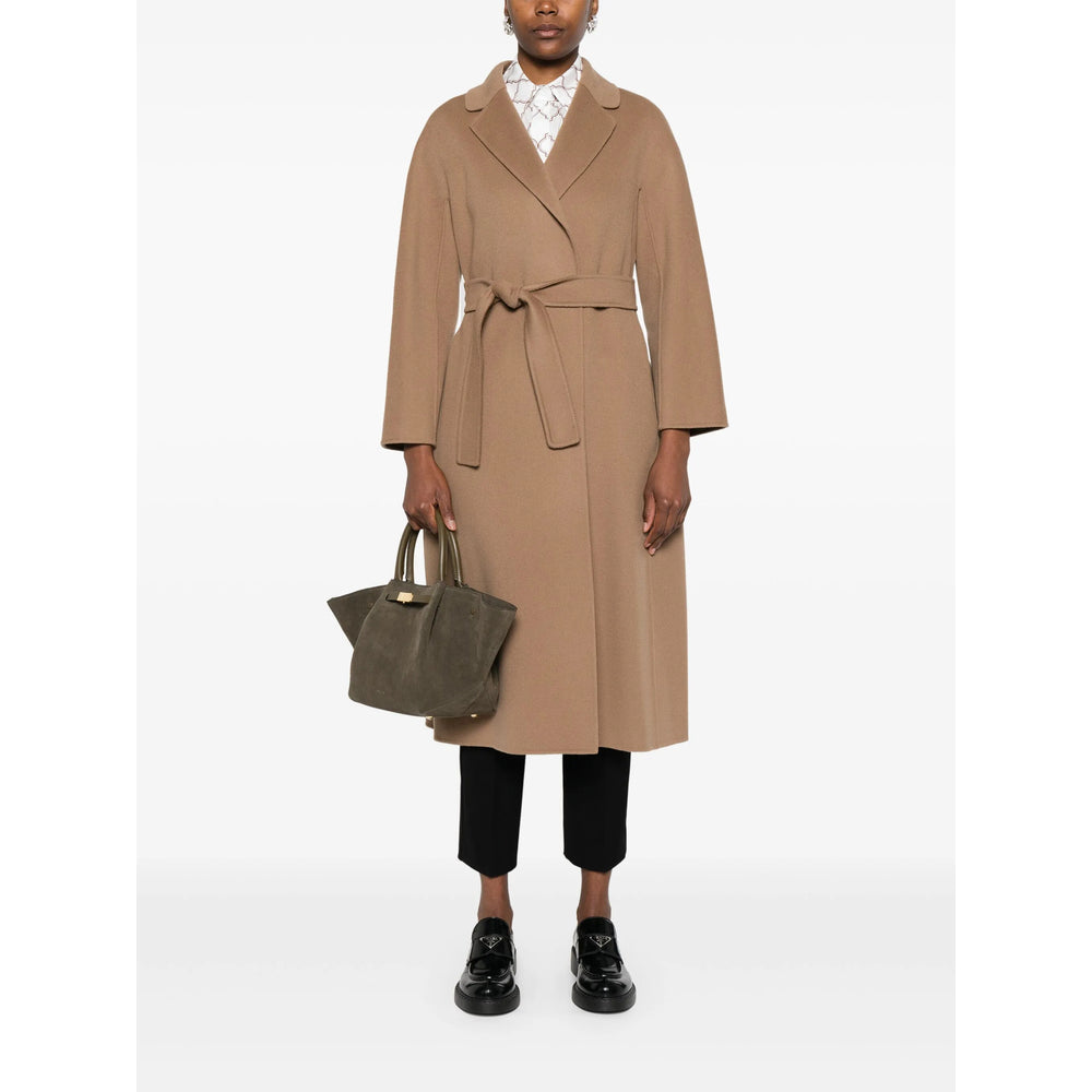 S Max Mara Neutrals Coats - Single Breasted Coats Women