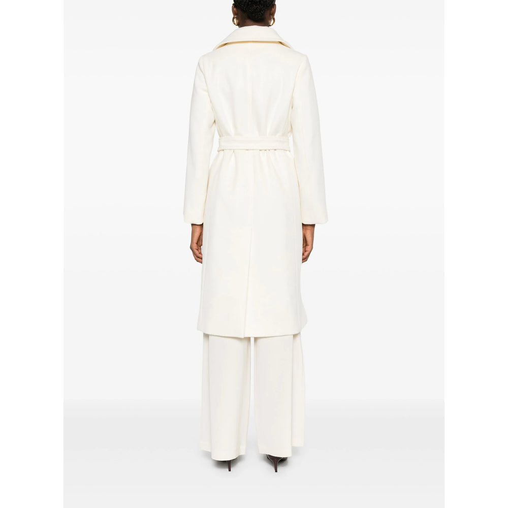 Max Mara Studio White Coats - Double Breasted & Peacoats Women