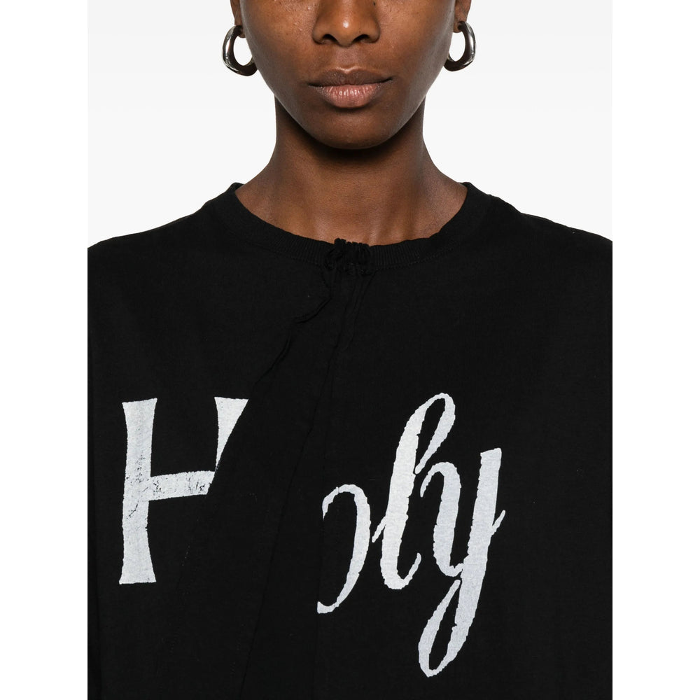 Ann Demeulemeester Black T-Shirts & Vests - T-Shirts Men