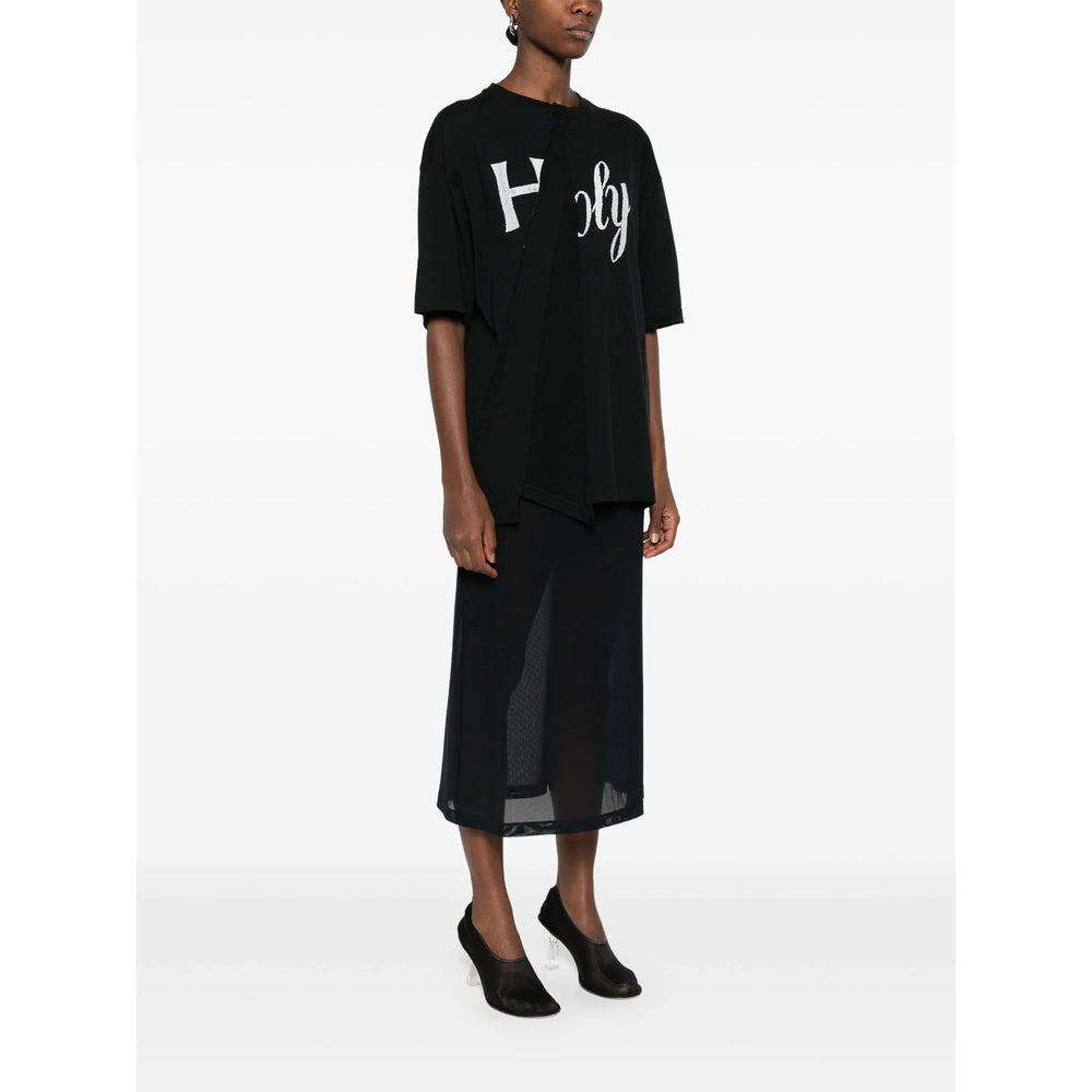 Ann Demeulemeester Black T-Shirts & Vests - T-Shirts Men