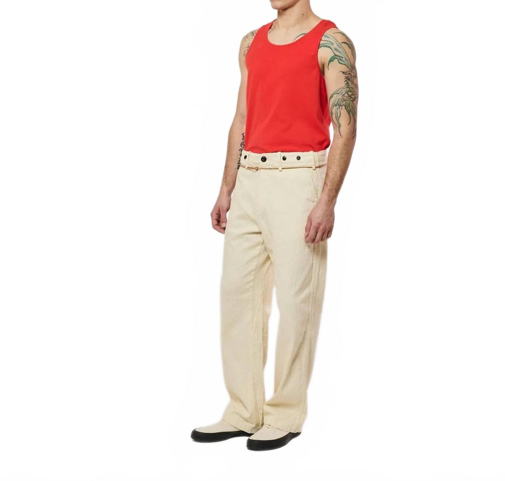 Hemming Pant In Ivory