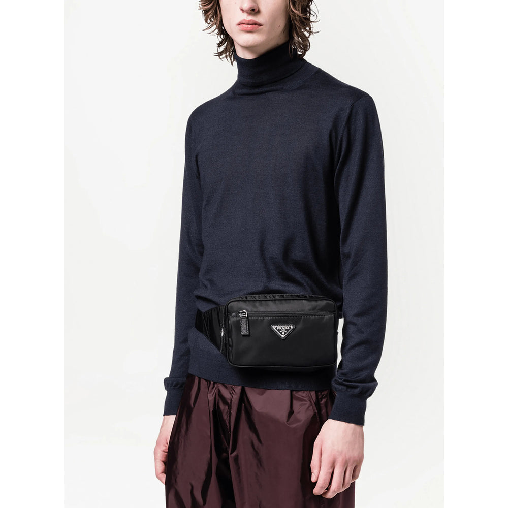 Prada Black Belt Bags Men