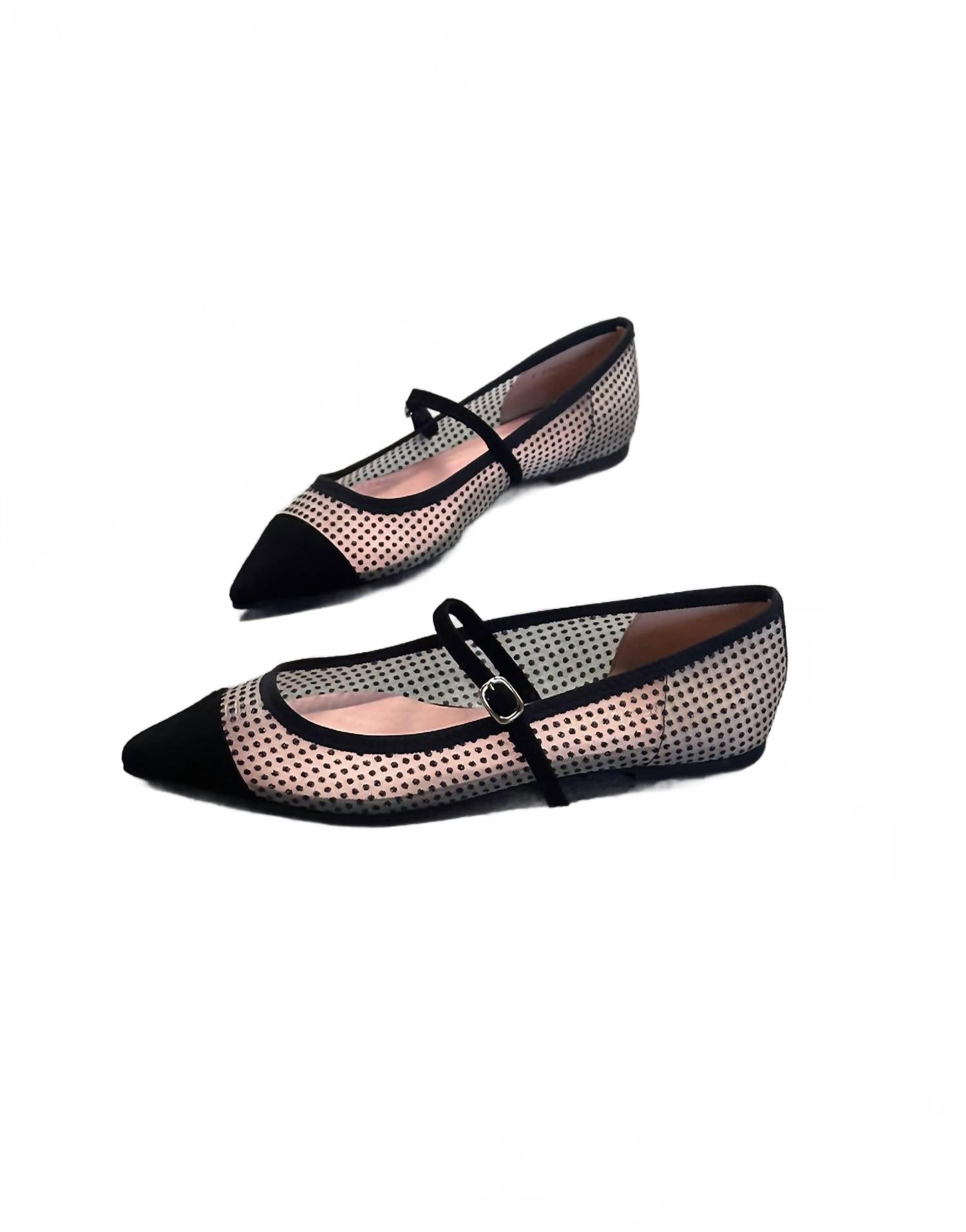 Women's Ella Ballet Flats In Angelis Negro