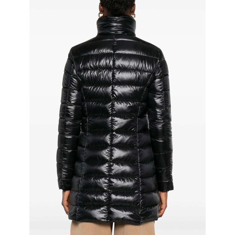 Herno Black Coats - Single Breasted Coats Women