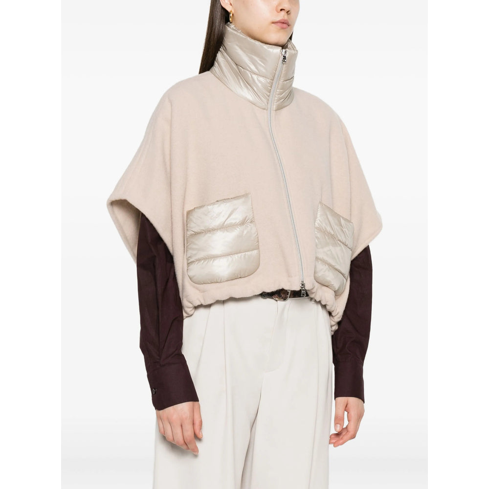Herno Neutrals Jackets - Capes & Ponchos Women