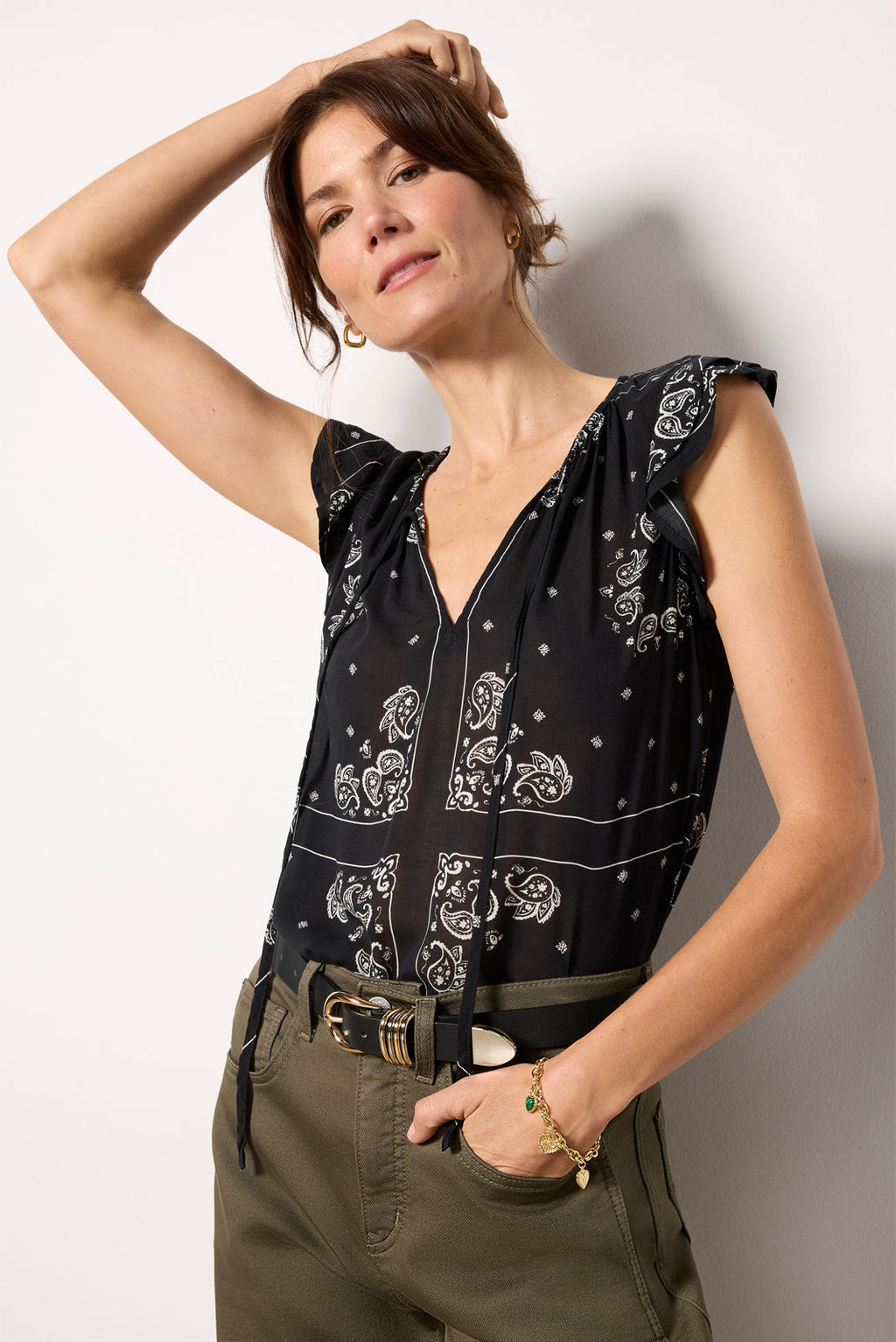 Women's Bandana Print Tank Top