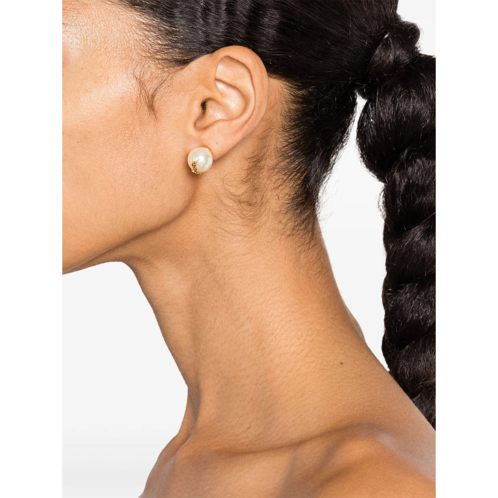 Saint Laurent Gold Earrings Women