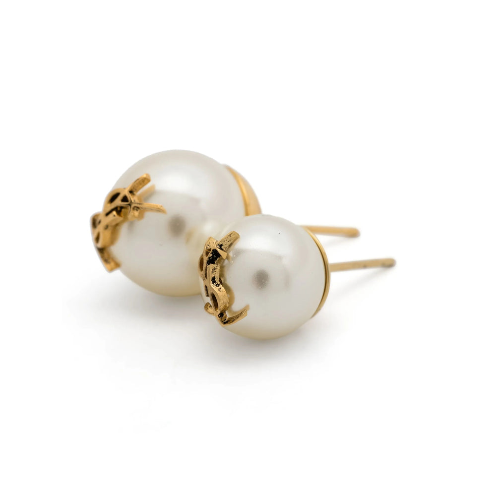 Saint Laurent Gold Earrings Women