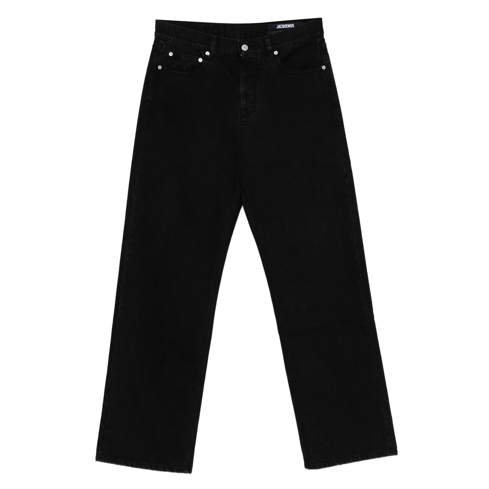 Jacquemus Black Denim - Regular & Straight-Leg Jeans Men