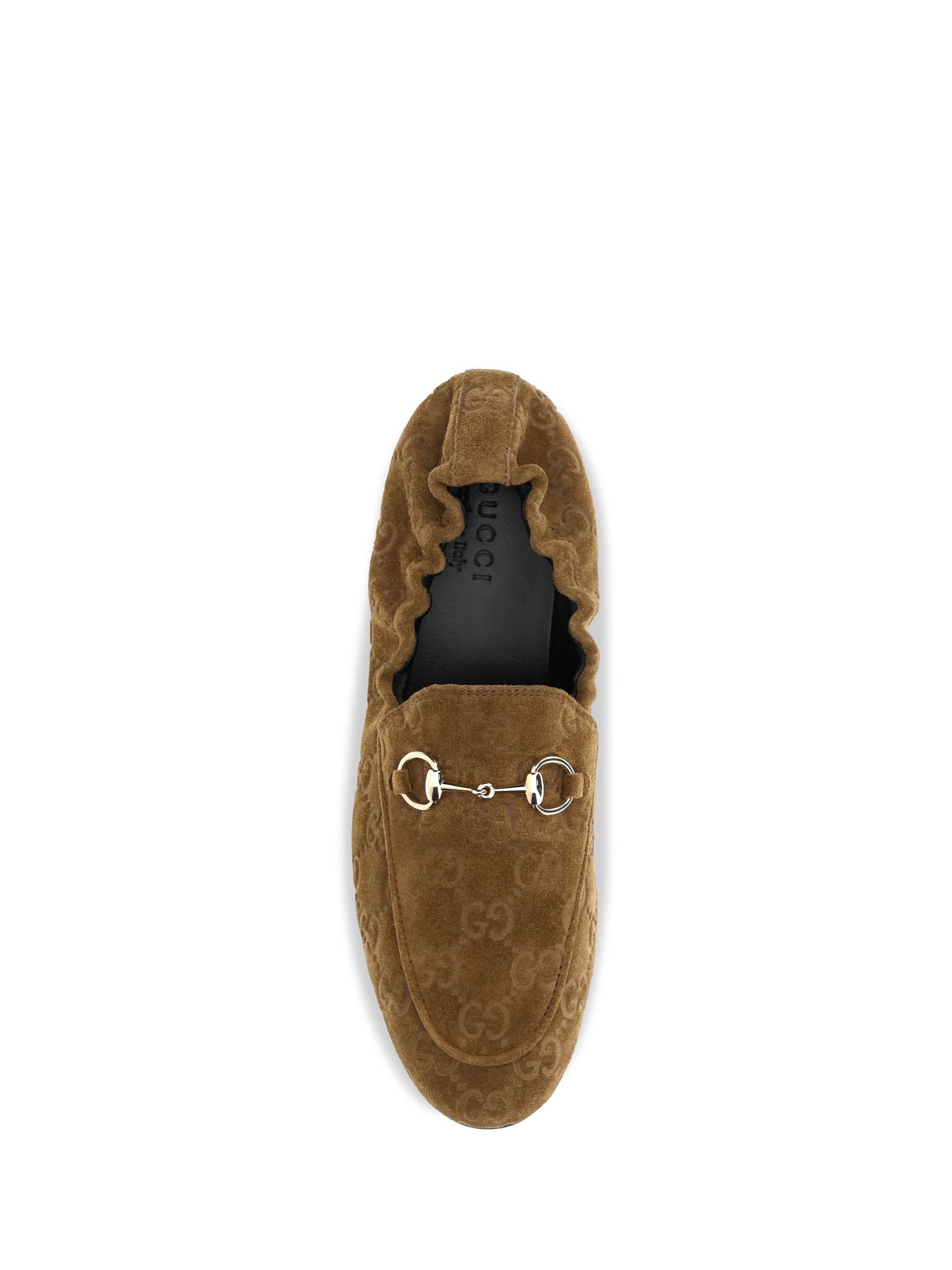 Gucci Women Gg Suede Loafers