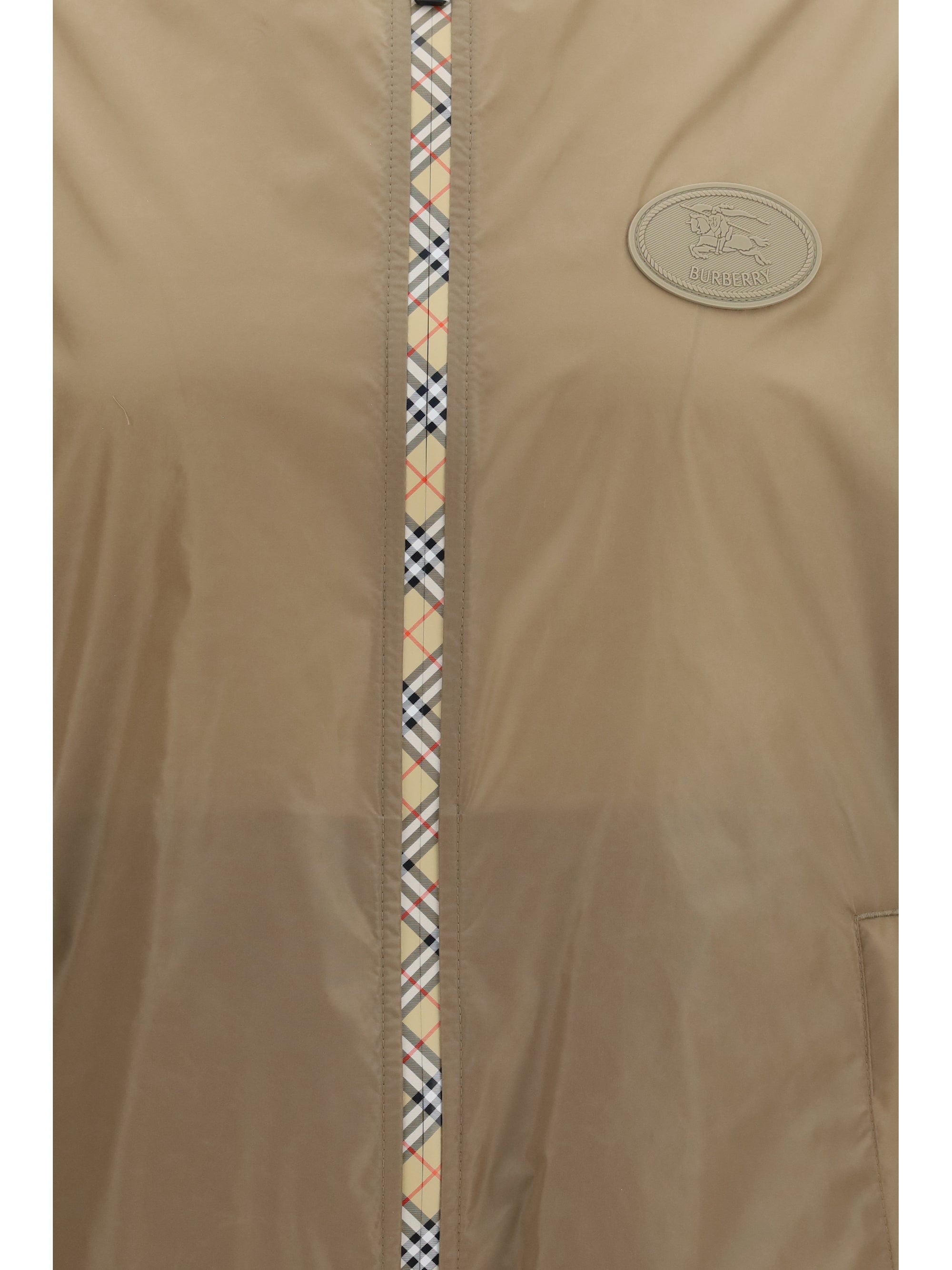 Burberry Men Newport Nylon Hooded Jacket