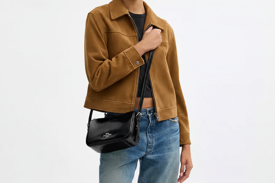 NWT Coach Leather Kailey Shoulder Bag In Black
