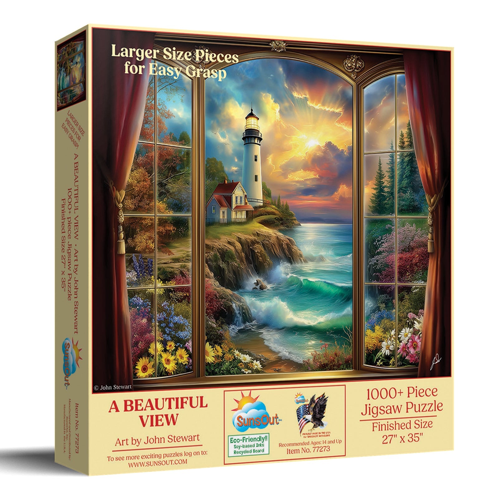 A Beautiful View 1000 piece Jigsaw Puzzle for Adults Large Pieces