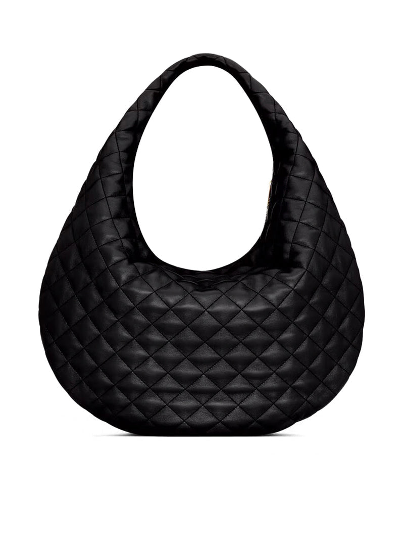 Saint Laurent Women Icare Hobo In Quilted Nappa