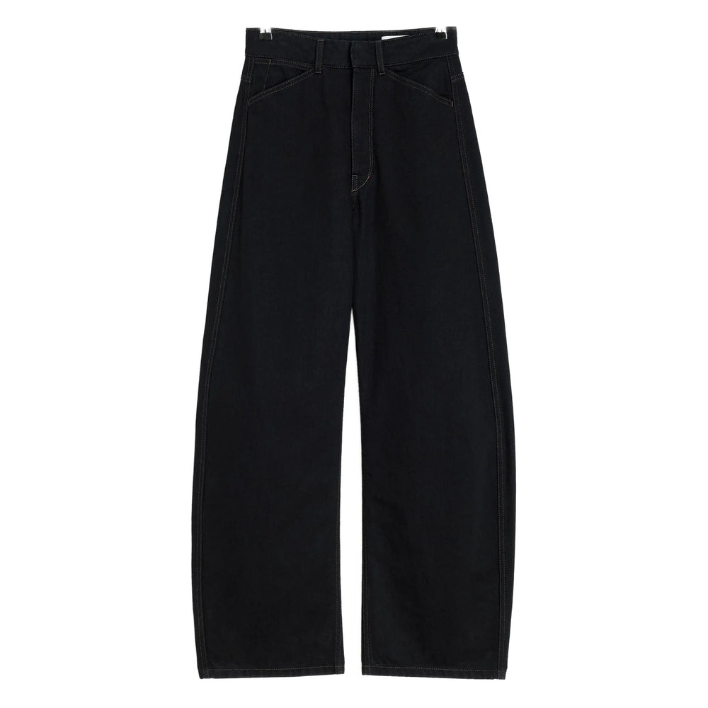 Lemaire Black Denim - Wide-Leg Jeans Women