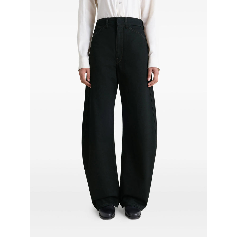 Lemaire Black Denim - Wide-Leg Jeans Women