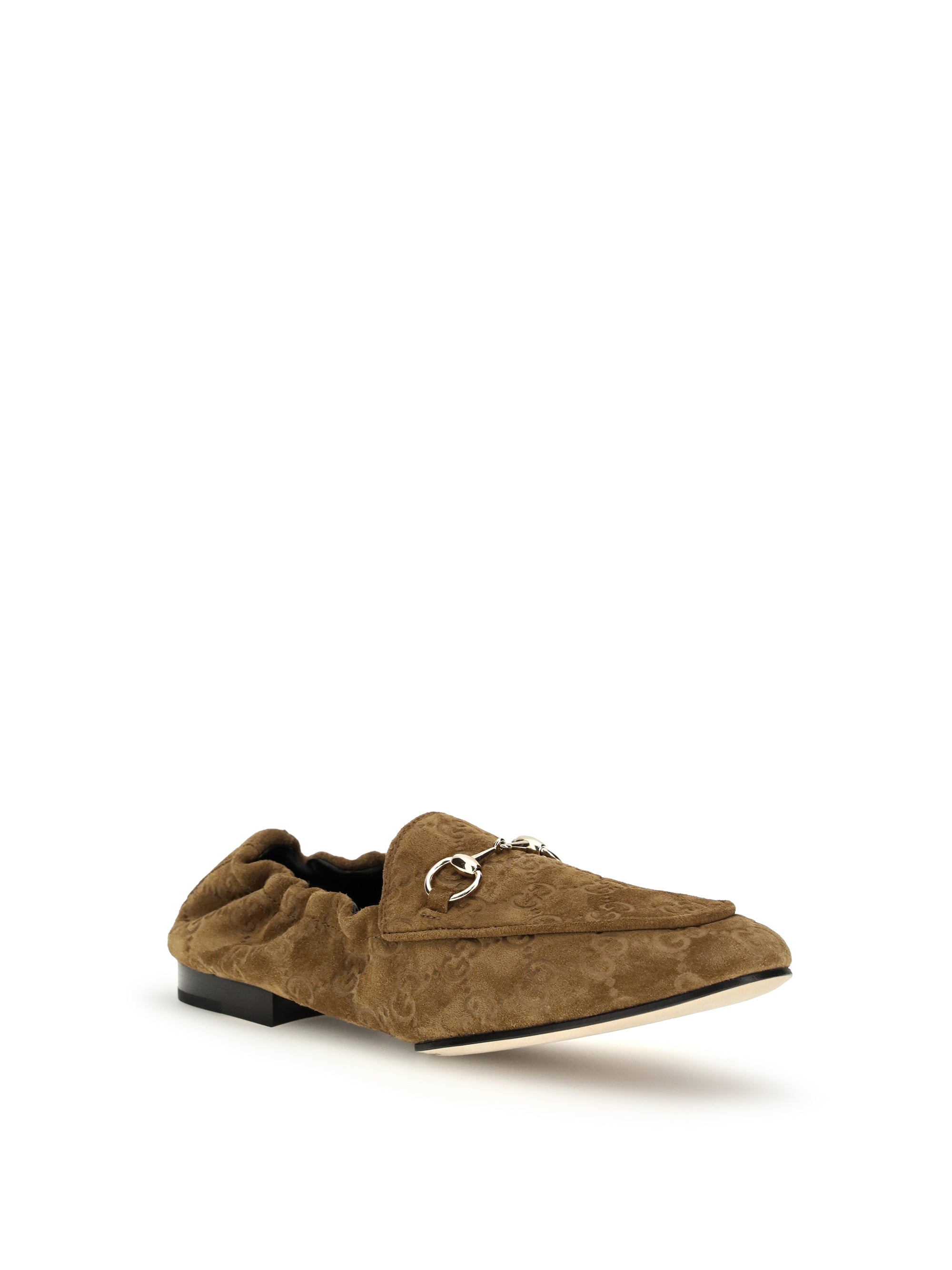 Gucci Women Gg Suede Loafers