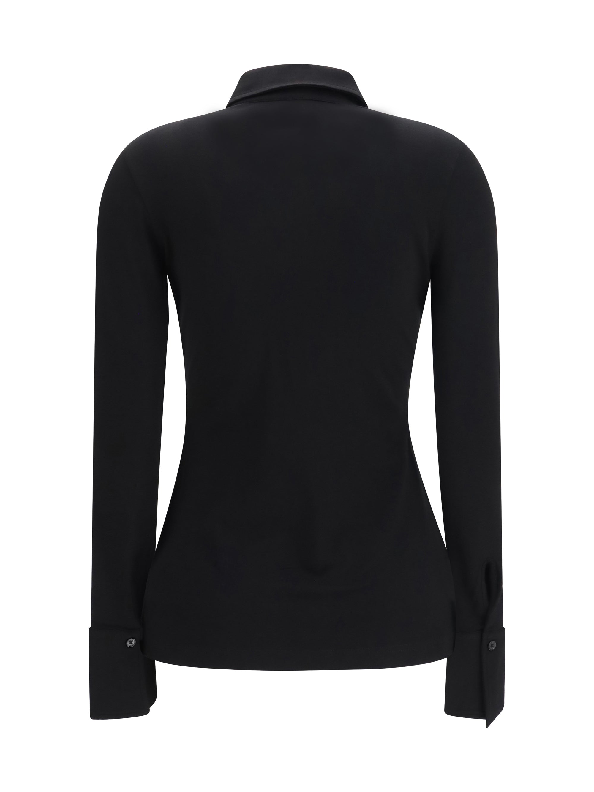 Toteme Women Viscose Shirt With High Cuffs