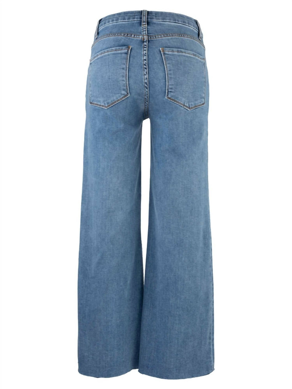 Meg High Rise Wide Leg Front Pockets Jean In Earn