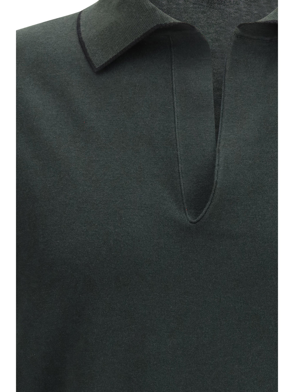 Tom Ford Men Cotton And Silk Blend Polo Shirt