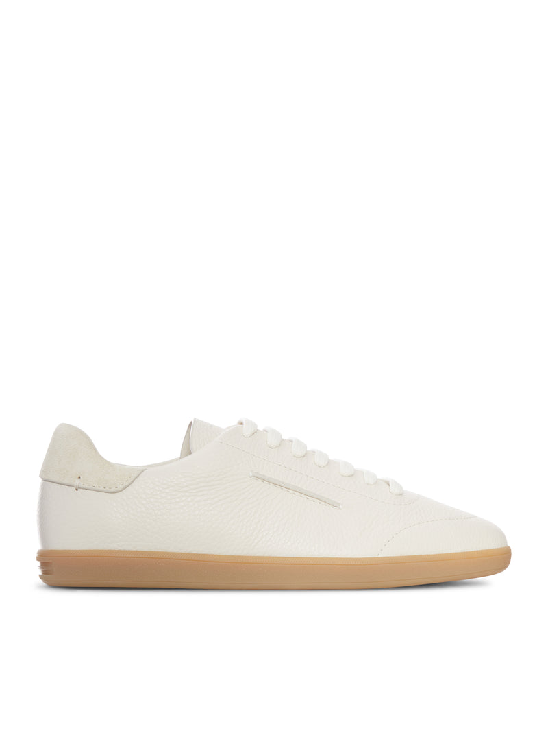 Zegna Men Low-Top Leather Sneakers