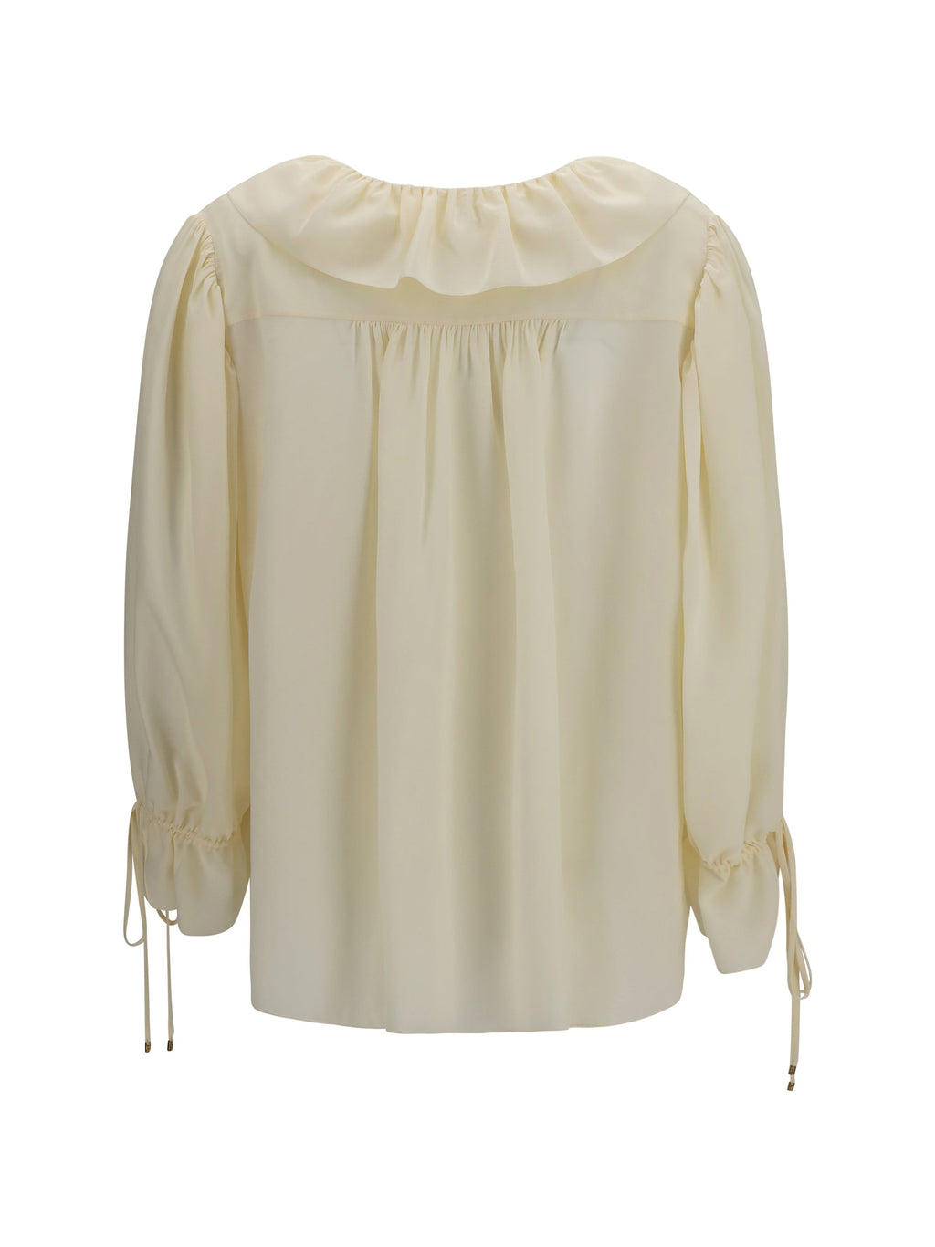 Chloé Women Ruffled V-Neck Shirt