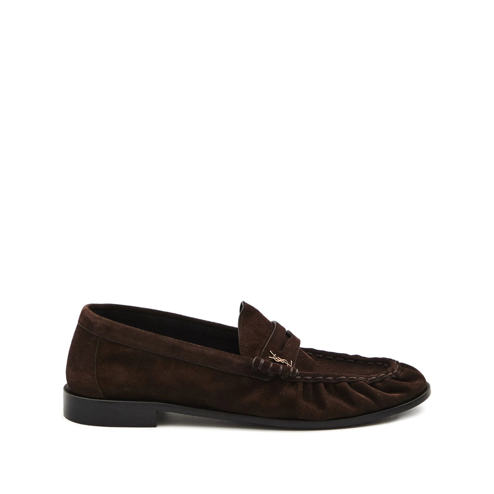 Saint Laurent Brown Loafers Women