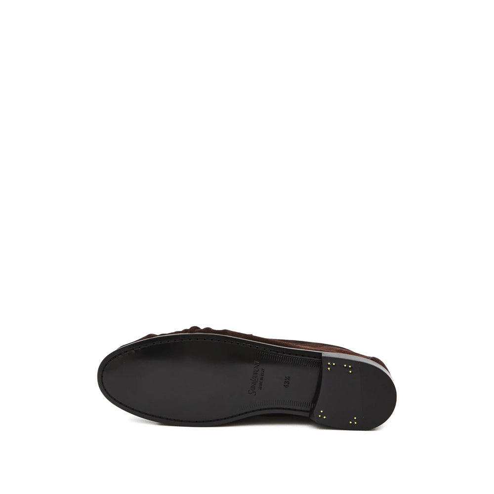 Saint Laurent Brown Loafers Women