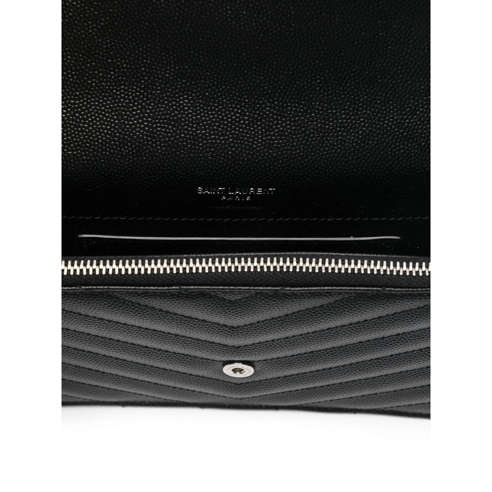 Saint Laurent Black Clutch Bags Women