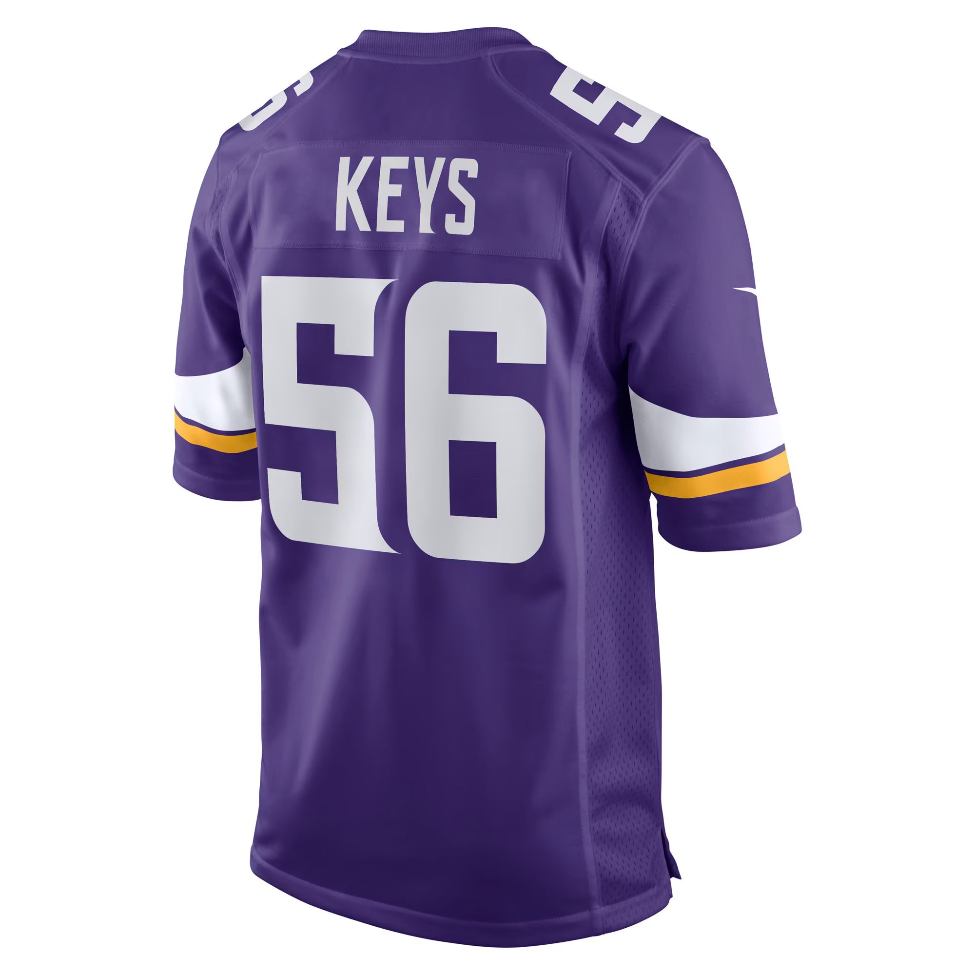 Minnesota Vikings Austin Keys Purple Team Game Jersey