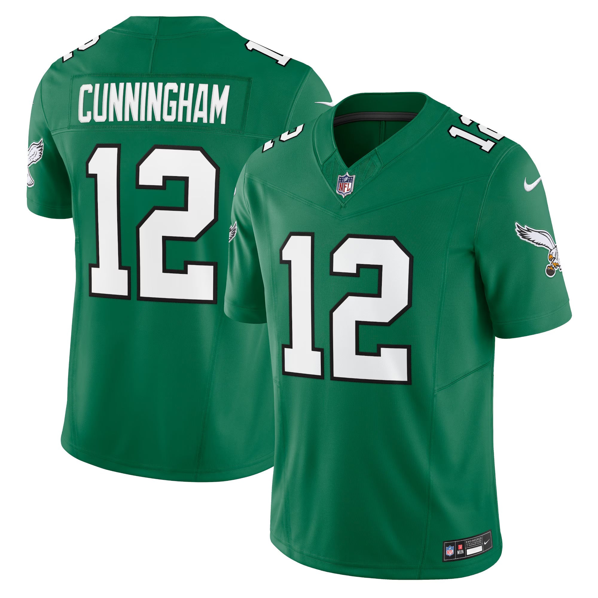 Philadelphia Eagles Randall Cunningham Kelly Green Alternate Vapor F.U.S.E. Limited Jersey