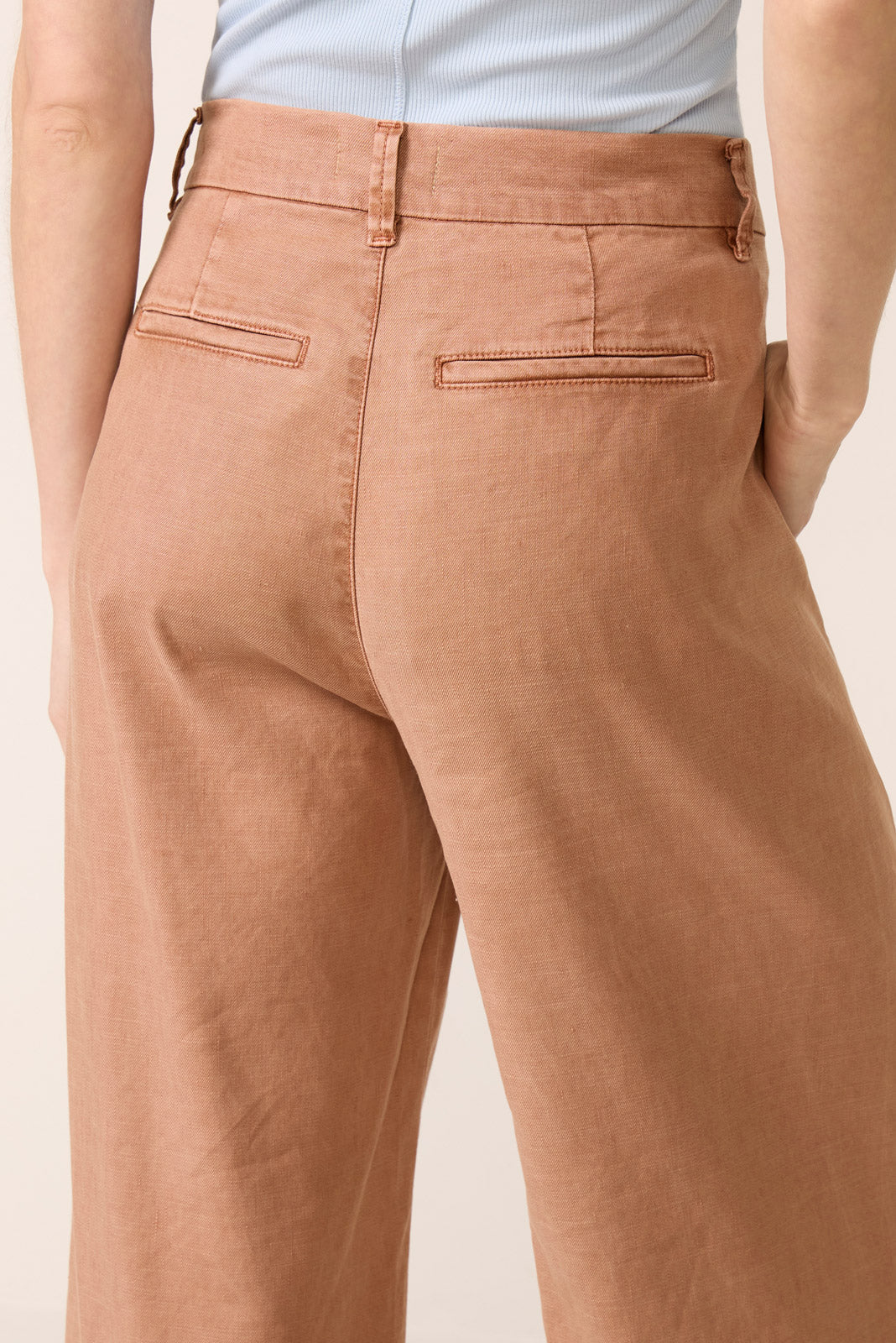 Women's Joelle Stretch Linen Crop Pants