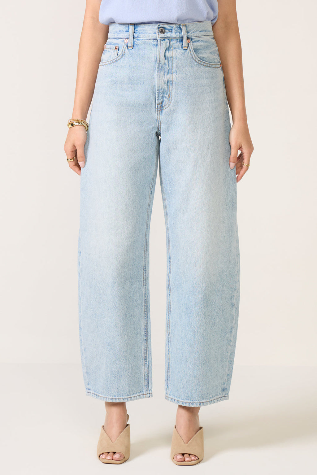 Women's Petite Wes Barrel Jean