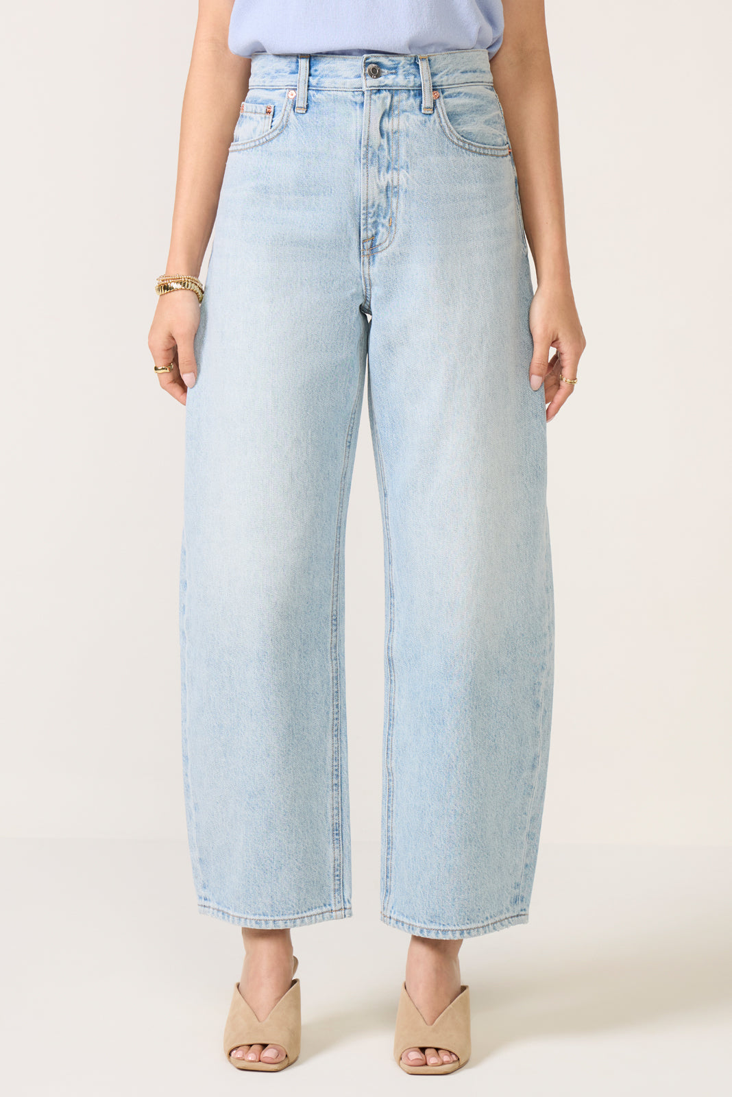 Women's Petite Wes Barrel Jean