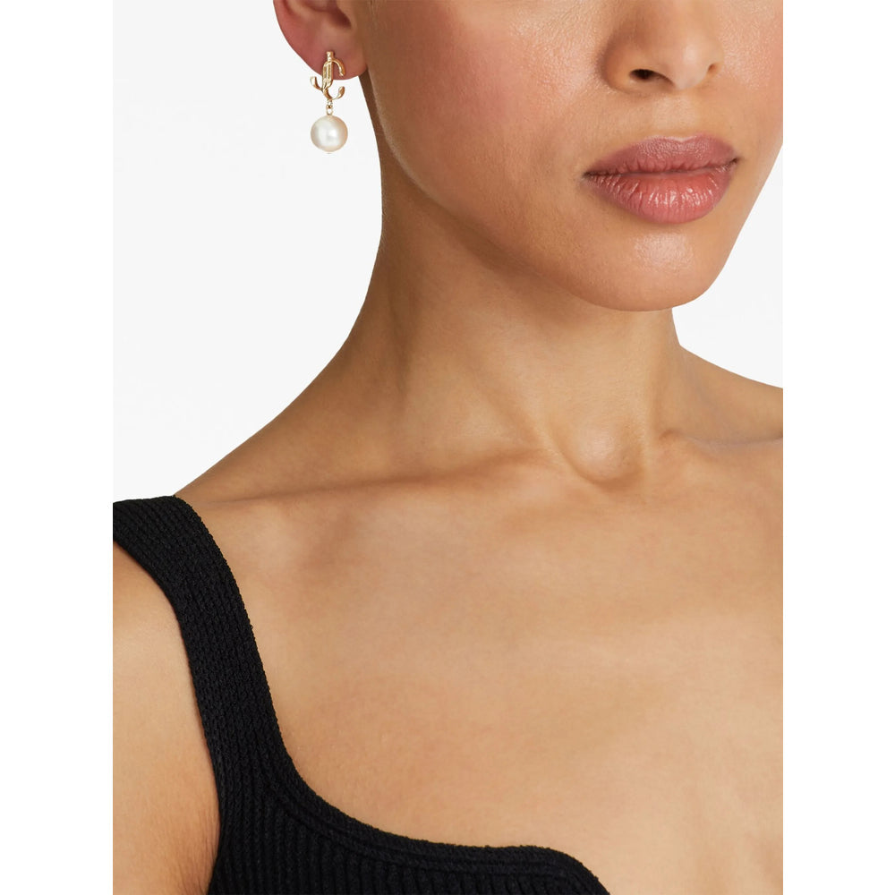 Jimmy Choo Gold Earrings Women