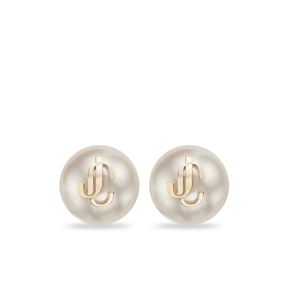 Jimmy Choo White Earrings Women