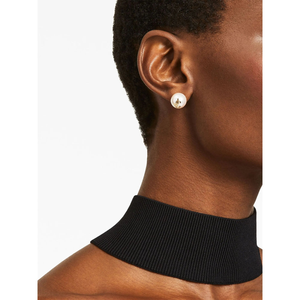 Jimmy Choo White Earrings Women