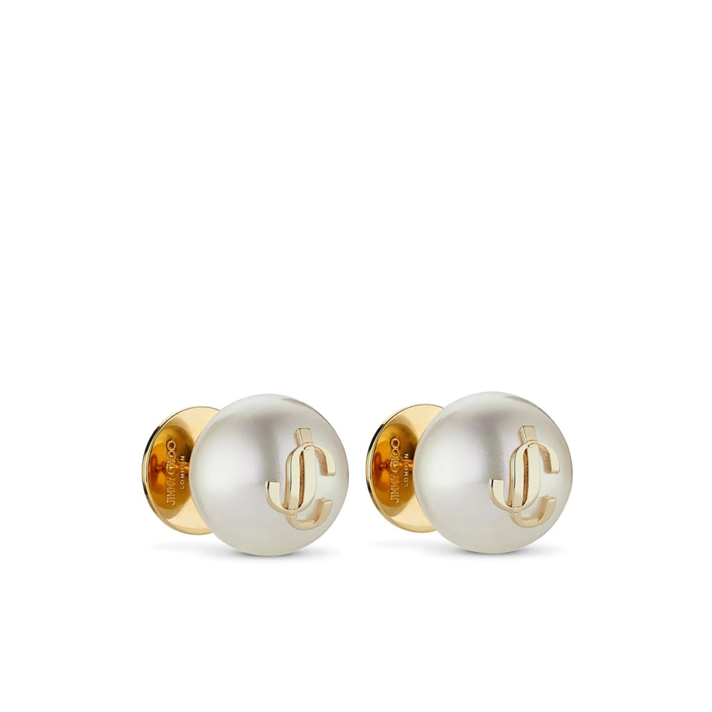 Jimmy Choo White Earrings Women