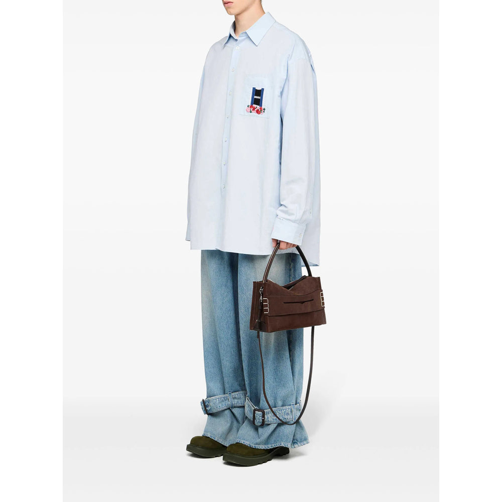Jw Anderson Brown Shoulder Bags Men