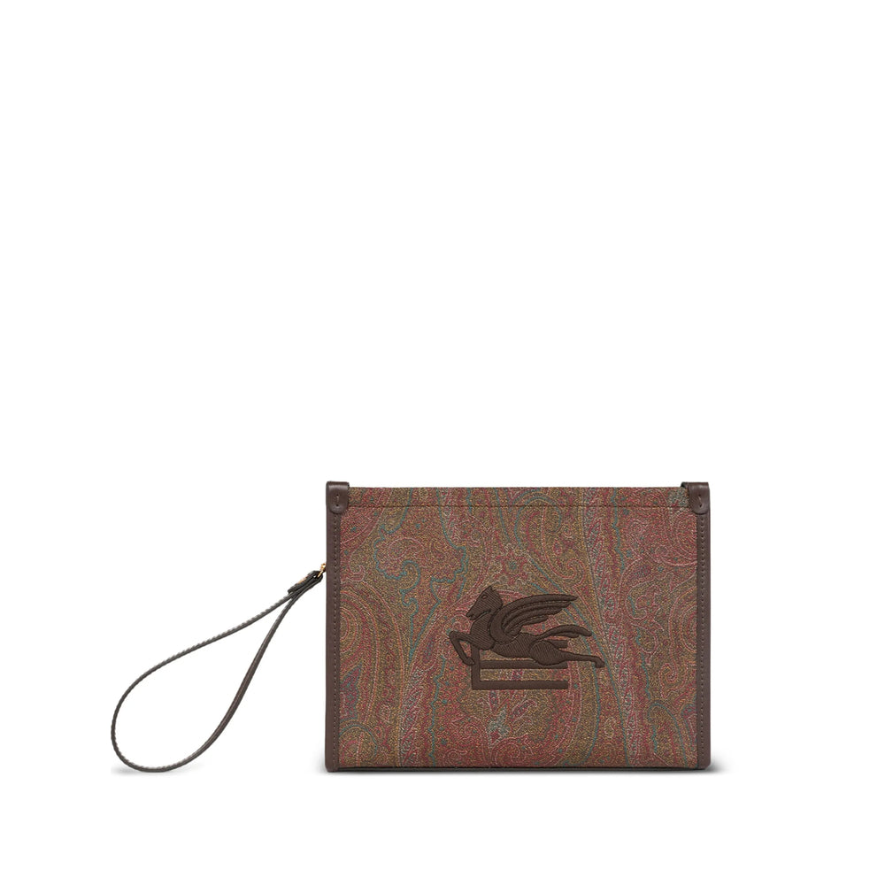 Etro Brown Clutch Bags Women