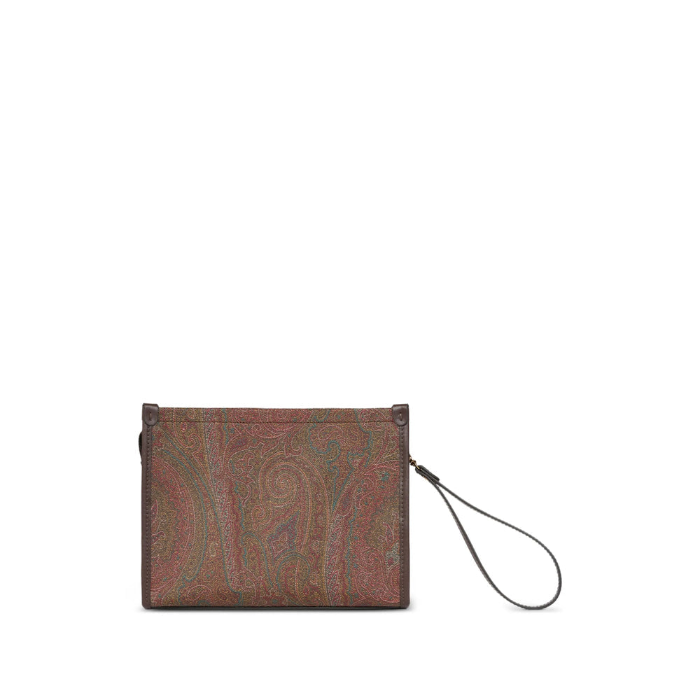 Etro Brown Clutch Bags Women