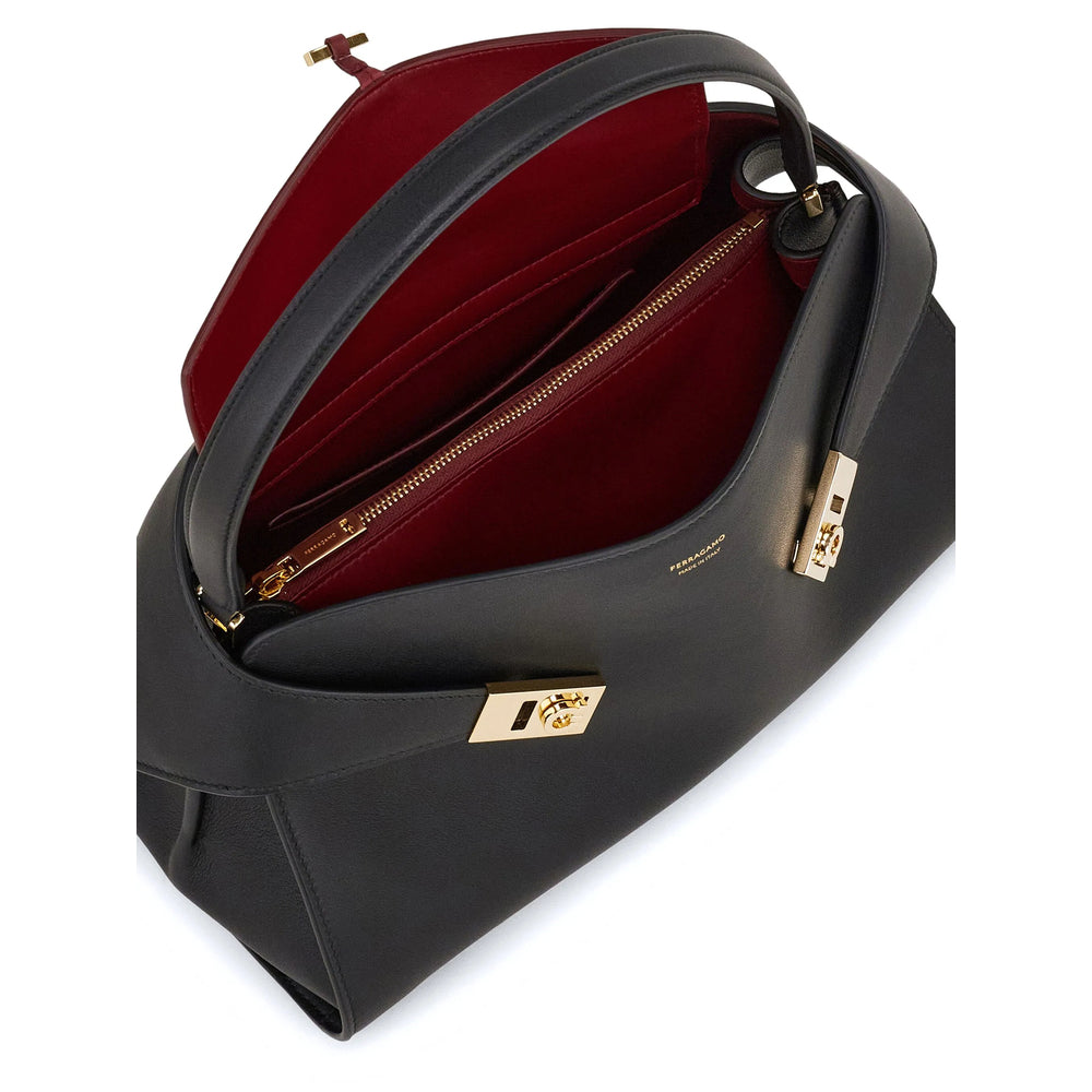 Ferragamo Black Shoulder Bags Women