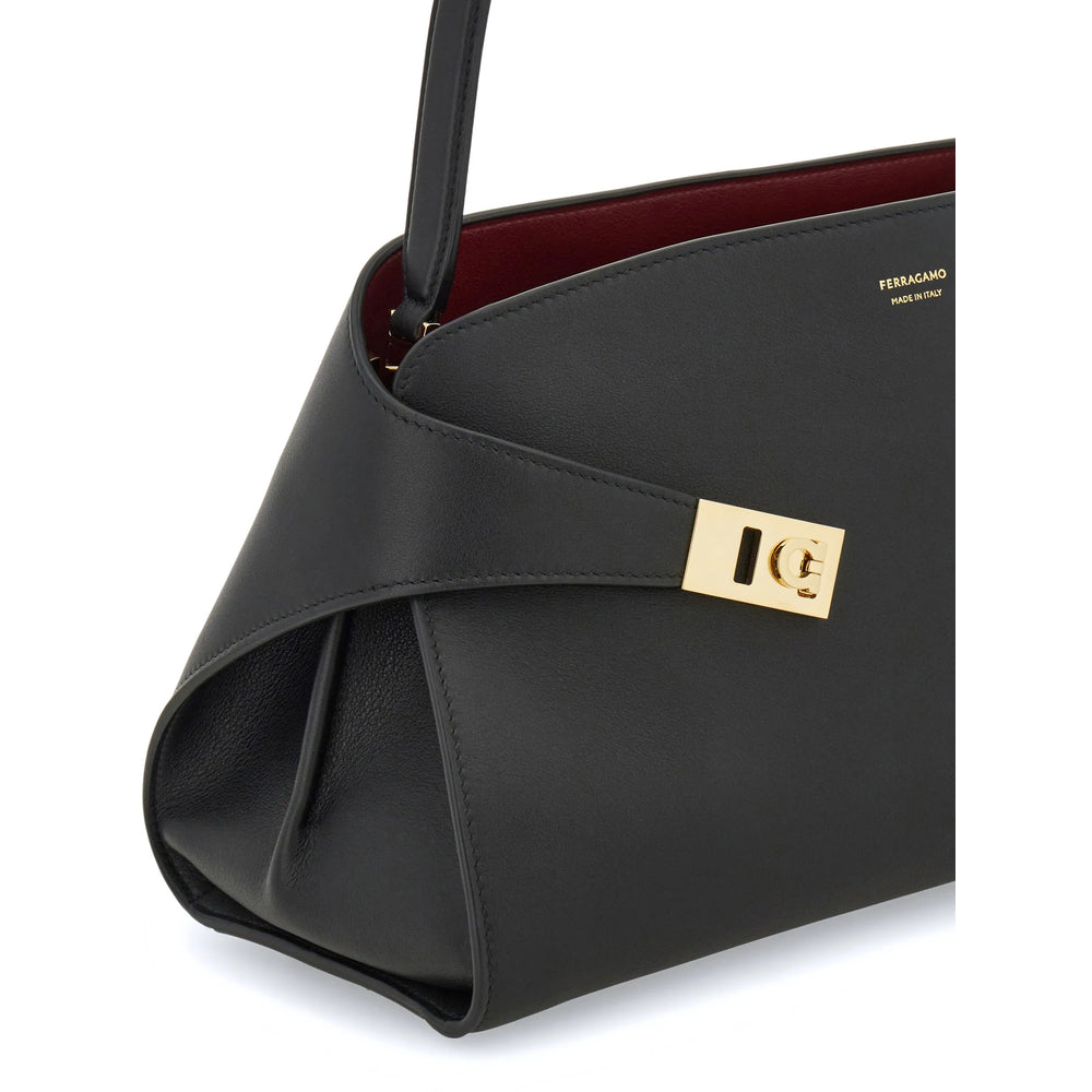 Ferragamo Black Shoulder Bags Women