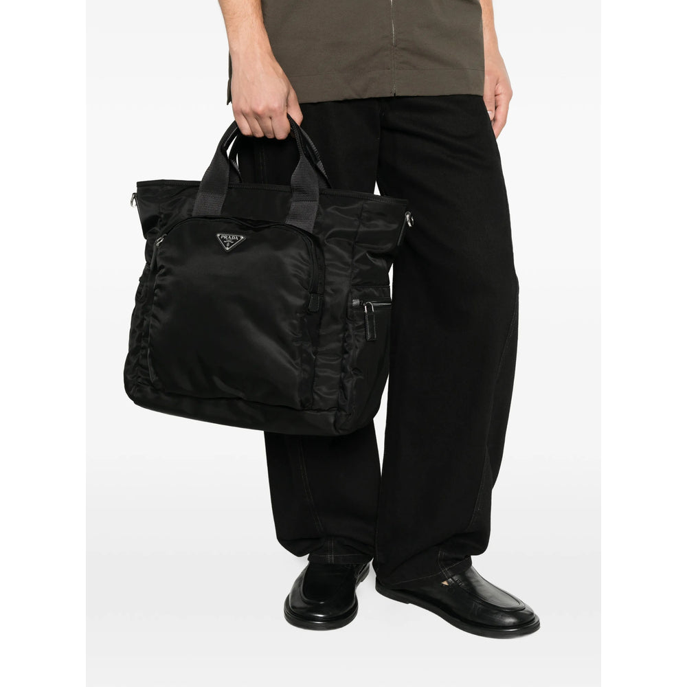 Prada Black Tote Bags Men